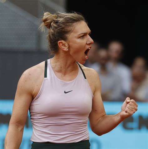 Paula Badosa And Simona Halep In The Second Round Toolbar Buttons Hot