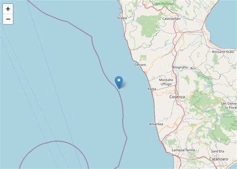 Forte Scossa Di Terremoto In Mare In Calabria Nella Notte Bpp Meteo