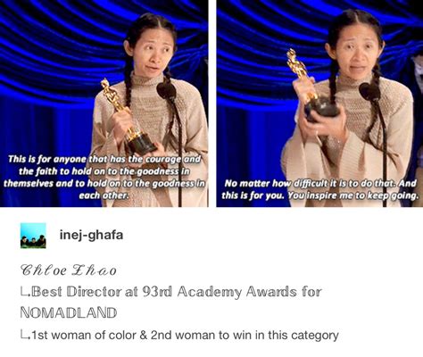 Chloe Zhao Best Director Oscars 2021 Artofit