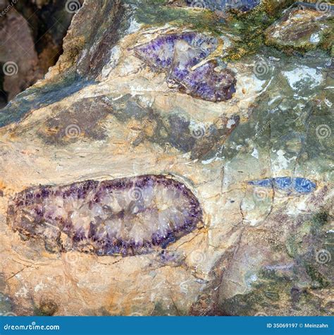 Beautiful Gemstones in the Mine Stock Image - Image of morschhaeuser