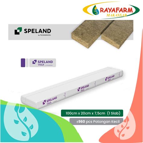 Jual Rockwool Hidroponik SPELAND 1 Slab Shopee Indonesia