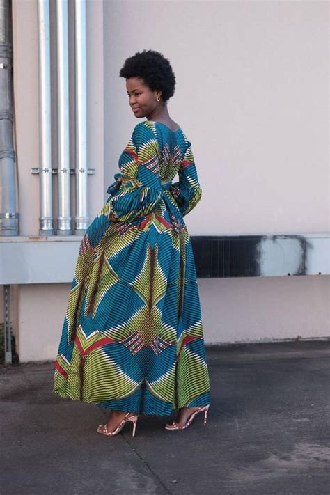 Ankara Dresss African Ankara Print Women Maxi Dress African Fashion