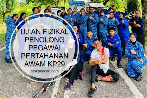 Ujian Fizikal Penolong Pegawai Pertahanan Awam Kp