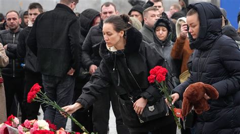 Russia Holds Day Of Mourning After Deadly Concert Shooting In Moscow