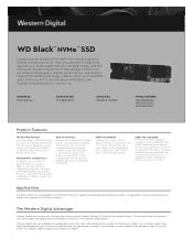 Western Digital Black NVMe SSD Manual