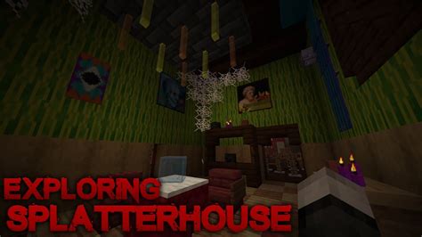 Minecraft Exploring Splatterhouse Haunted Mansion Youtube