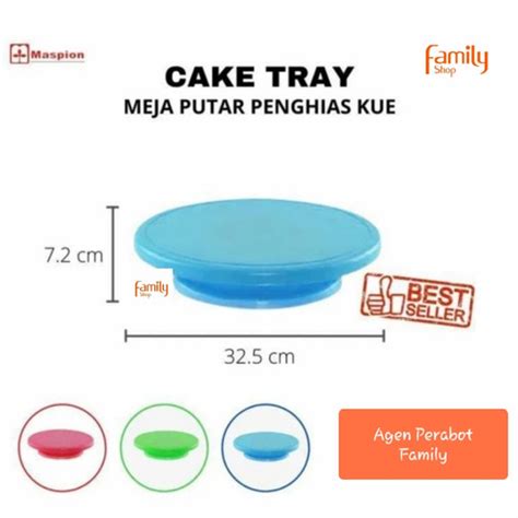 Jual Meja Putar Penghias Kue Tart Rotary Cake Tray Maspion Turnable