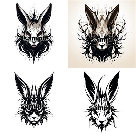 Black Rabbit Tattoo - The Bridge Tattoo Designs