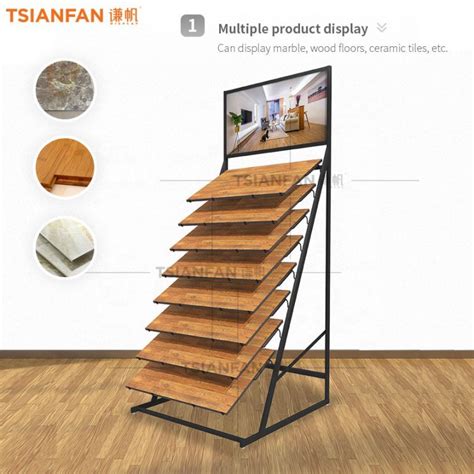 Wood Floor Tile Display Stand Laminate Display Rack Wood Flooring