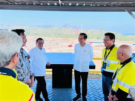 Presiden Jokowi Optimistis Smelter Pt Amnt Di Sumbawa Barat Rampung