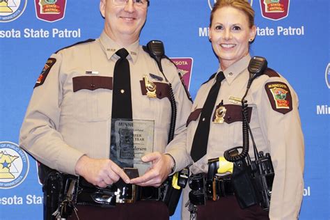 Pederson Named Minnesota State Trooper Of The Year Park Rapids