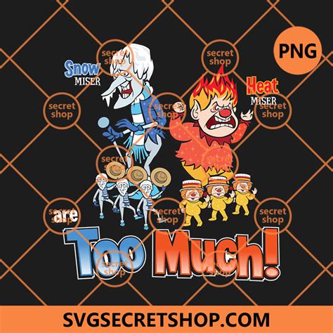 Miser Brothers Too Much Png Snow Miser Png Heat Miser Png Svg