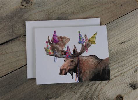 Party Moose Birthday Moose Card