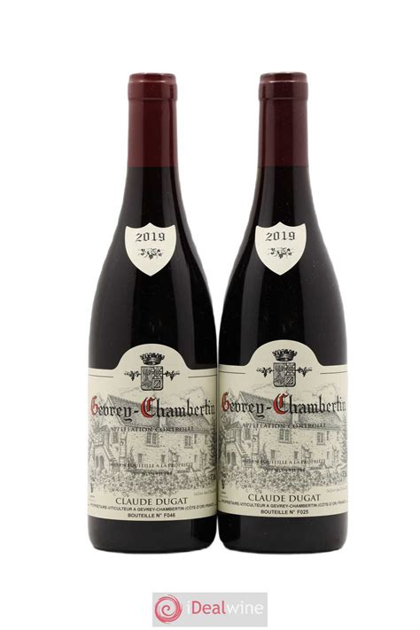 Acheter Gevrey Chambertin Claude Dugat 2019 Lot 4570