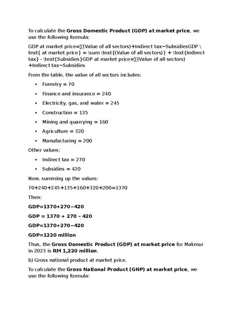 What Counts In Gdp Worksheet Answers 4