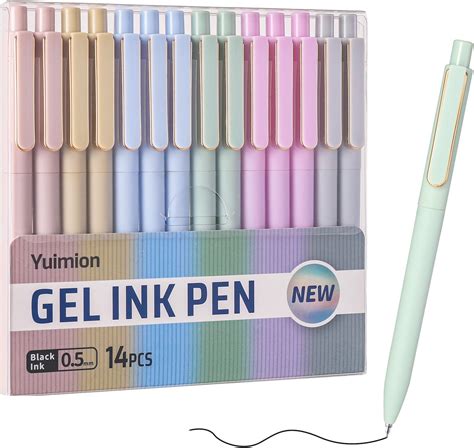 Amazon Linfanc Pack Cute Gel Pens Retractable Quick Dry Gel Ink