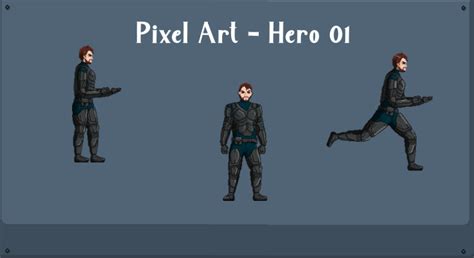 Pixel Art Prototype Character Hero In 2d Assets Ue Marketplace