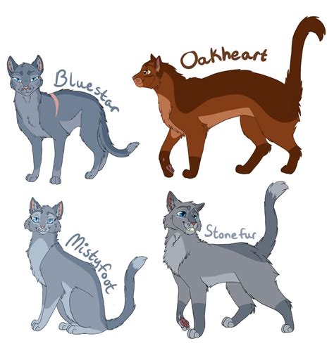 Comparison of Bluestar and Oakheart with Mistyfoot and Stonefur, since ...