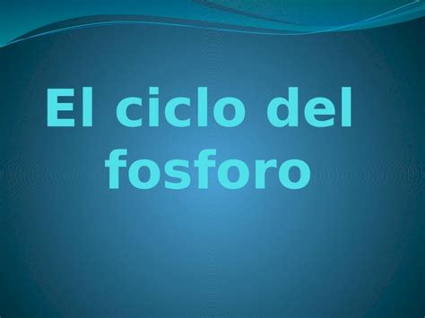 PPT Que es el fósforo El fósforo P4 es un elemento esencial para