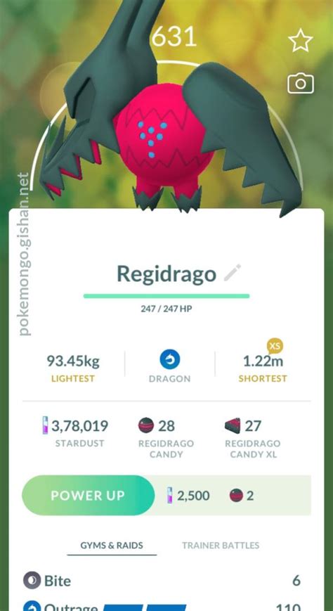 Regidrago Pokemon Go