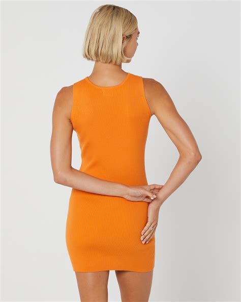 Sndys Mish Mini Dress Orange Surfstitch