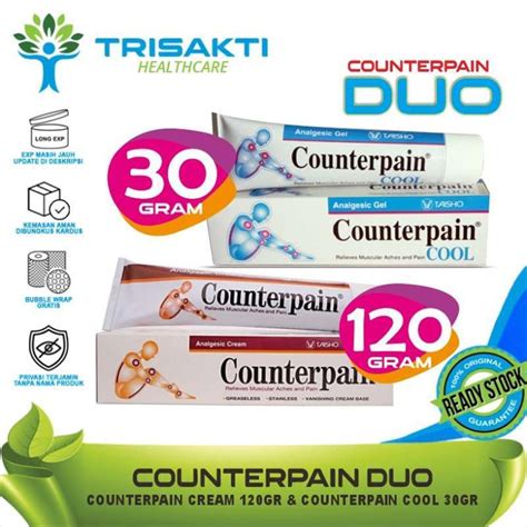 Jual Counterpain Duo Cream Gr Free Cool Gram Pereda Nyeri Otot