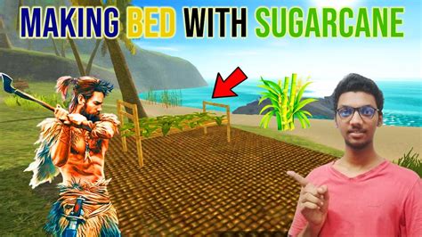 Making Bed With Sugarcane RUSTY Island Survival In Telugu 2