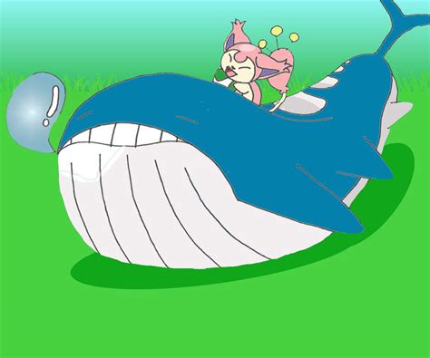 Wailord and Skitty by Scryied on DeviantArt