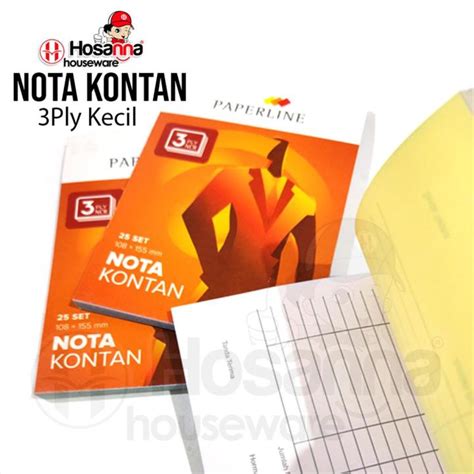 Nota Kontan Kecil Ply Isi Lembar Paperline Lazada Indonesia