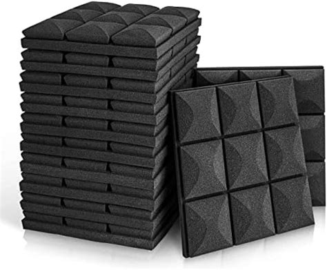 Heyruidy Pack Acoustic Foam Panels X X Mushroom Studio