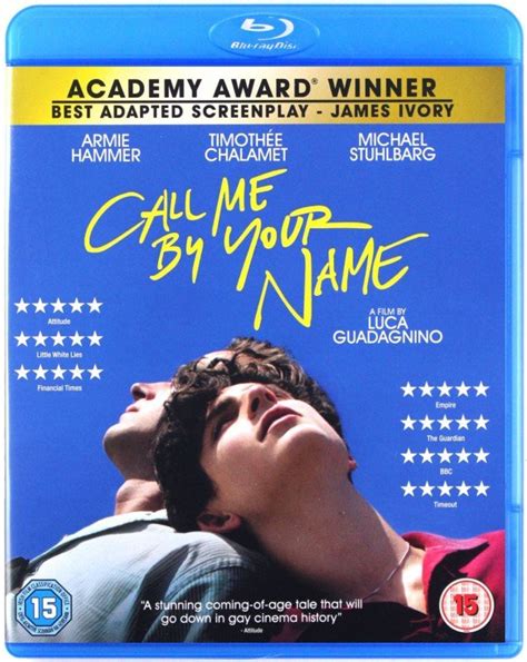 Call Me By Your Name Tamte Dni Tamte Noce Guadagnino Luca