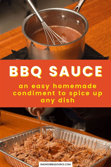 Homemade BBQ Sauce - Smoked BBQ Source