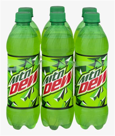 Mtn Dew Bottled Soda 16 Fl Oz 6 Ct Mountain Dew White Out