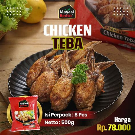 Jual Mayasi Bento Chicken Teba Frozen Food Gr Pack Isi Pcs