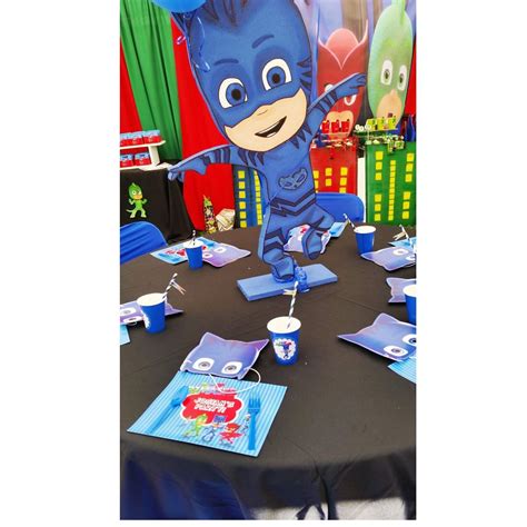 Pj Masks Birthday Party Ideas Photo 5 Of 11 Catch My Party