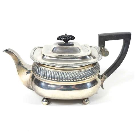 Lot 157 A Victorian Silver Teapot