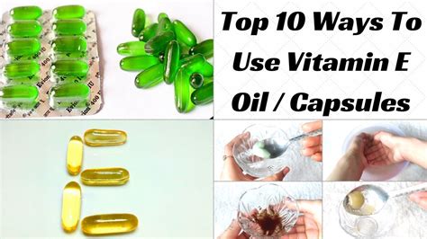 Top Uses Of Vitamin E Capsules Oil For Hair Skin Nails Lips