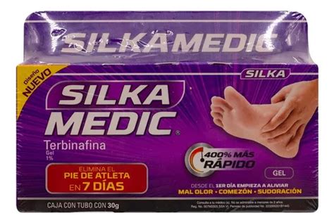 Silka Medic Terbinafina Gel Tubo C30g Para Pie De Atleta Mercadolibre