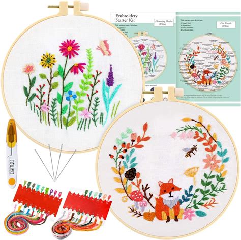 Caydo Sets Full Range Of Embroidery Starter Kit With Instructions