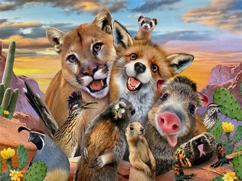 5D Diamond Painting Animals by the Stream Kit