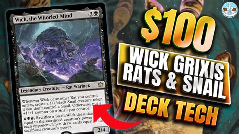 Grixis Rats Snail Wick The Whorled Mind 100 Budget EDH Deck Tech