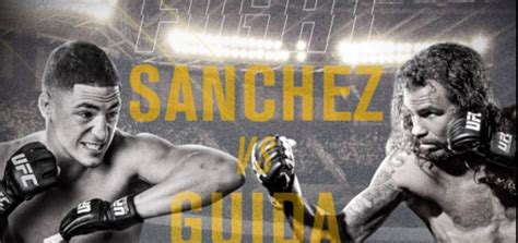 Gevecht Diego Sanchez vs. Clay Guida in de UFC Hall of Fame MMA DNA