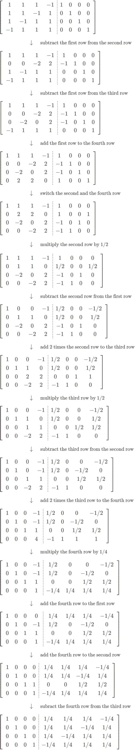 Examples Of Gauss Jordan Elimination Semath Info