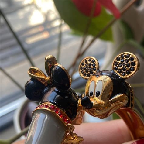 Disney Jewelry Disney Mickey And Minnie Mouse Timeless Love Bangle