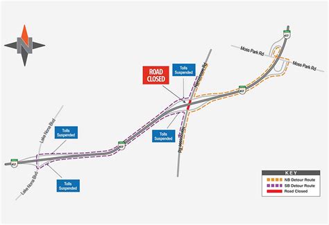 Cfx Ramp And Road Closures Around Sr Narcoossee Rd And Florida S