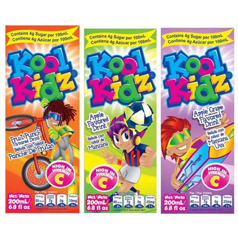 Fruta Kool Kidz Assorted 24x200ml Brydens Antigua