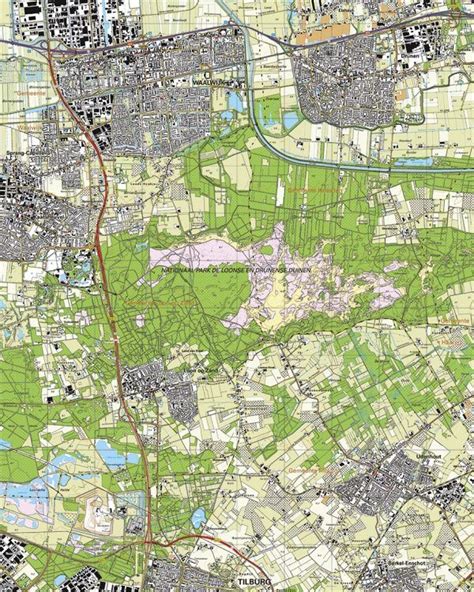 Topografische Kaart H Waalwijk Digitaal Artofit