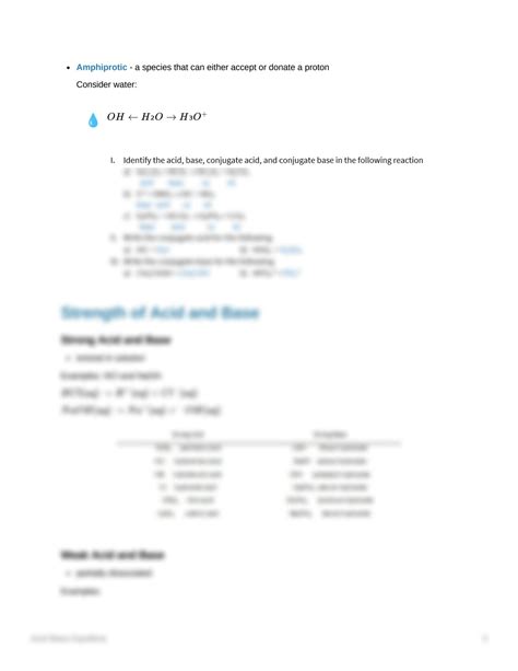 SOLUTION Acid Base Equilibria Studypool