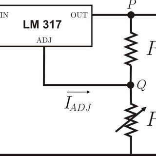 Circuit of voltage regulation. | Download Scientific Diagram