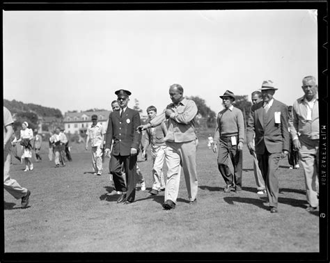 Ty Cobb At The Course At Commonwealth Country Club For Match With Babe